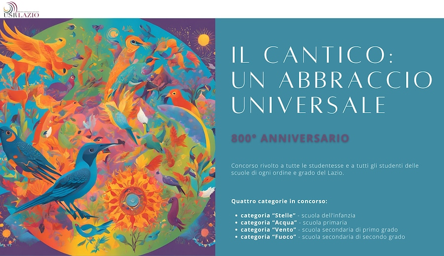 "Il Cantico: un abbraccio universale", il progetto di USR Lazio