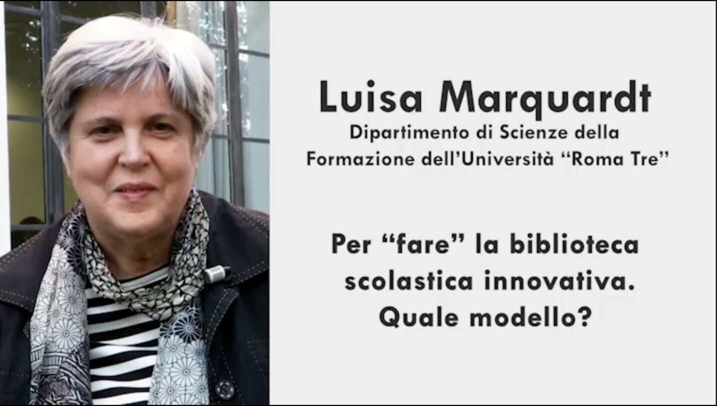 Luisa Marquardt Le Biblioteche Scolastiche Efficacia Presente E Potenzialita Future Letteratura Italiana Rai Scuola