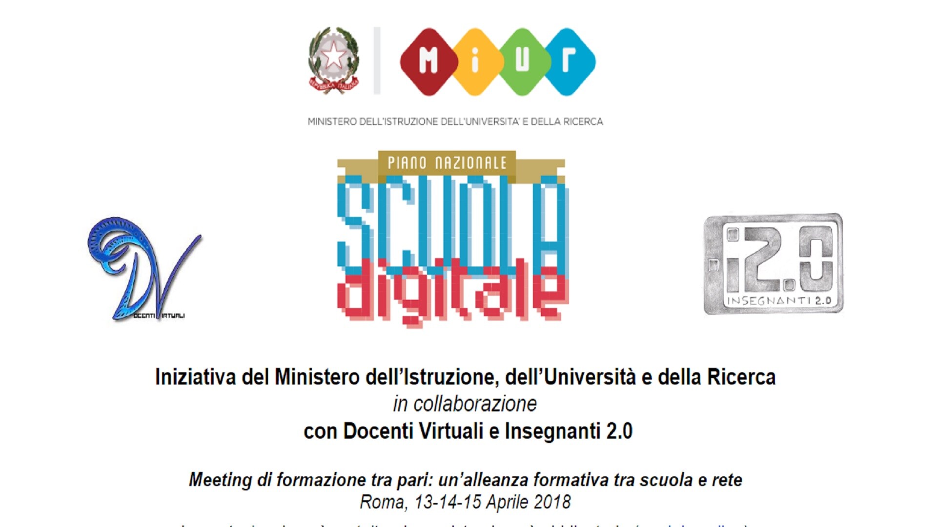 VI Meeting Docenti Virtuali E Insegnanti 2.0 - Percorsi - Rai Scuola