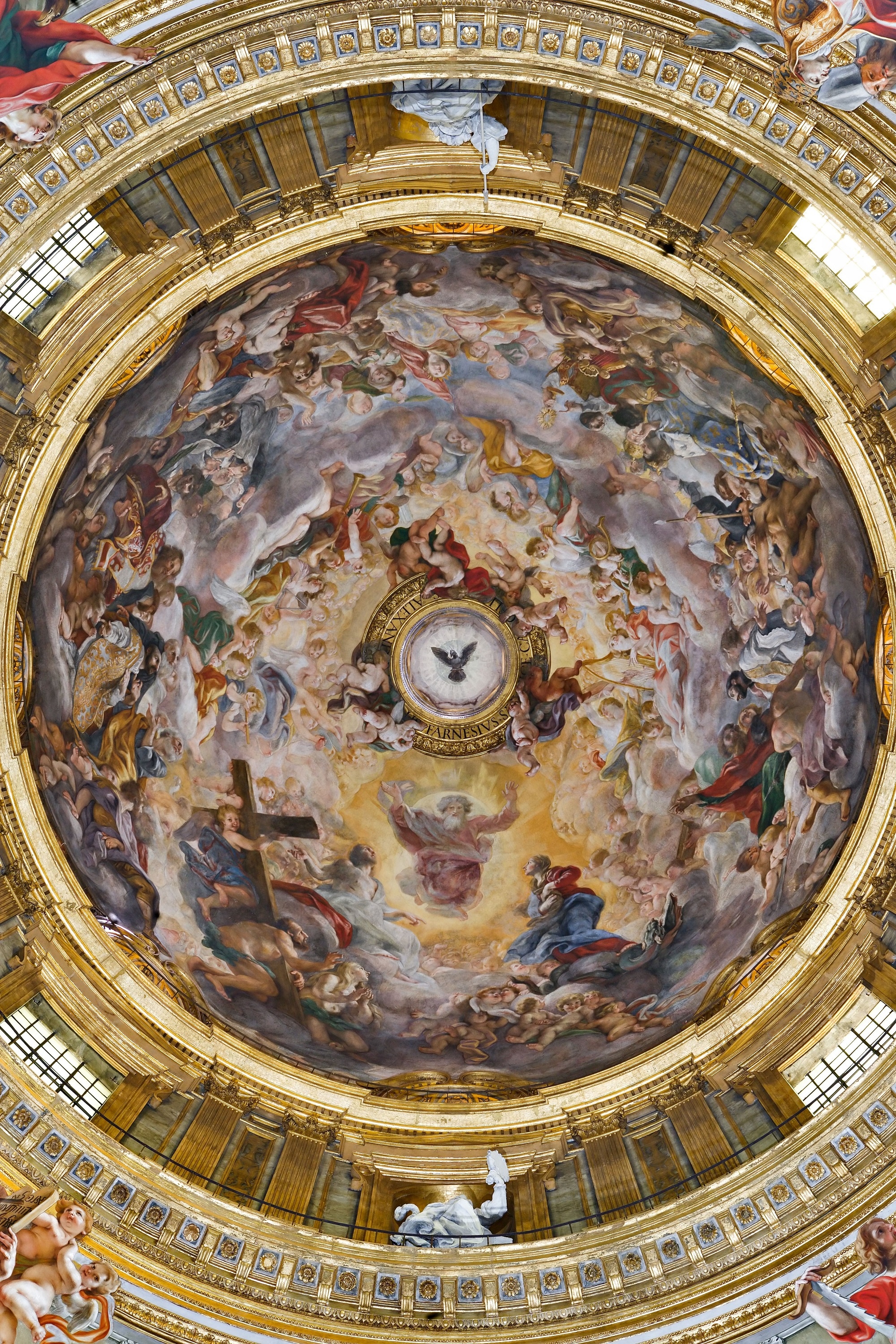 Giovan Battista Gaulli, Cupola, Chiesa del Gesù, 1674-'79, Roma