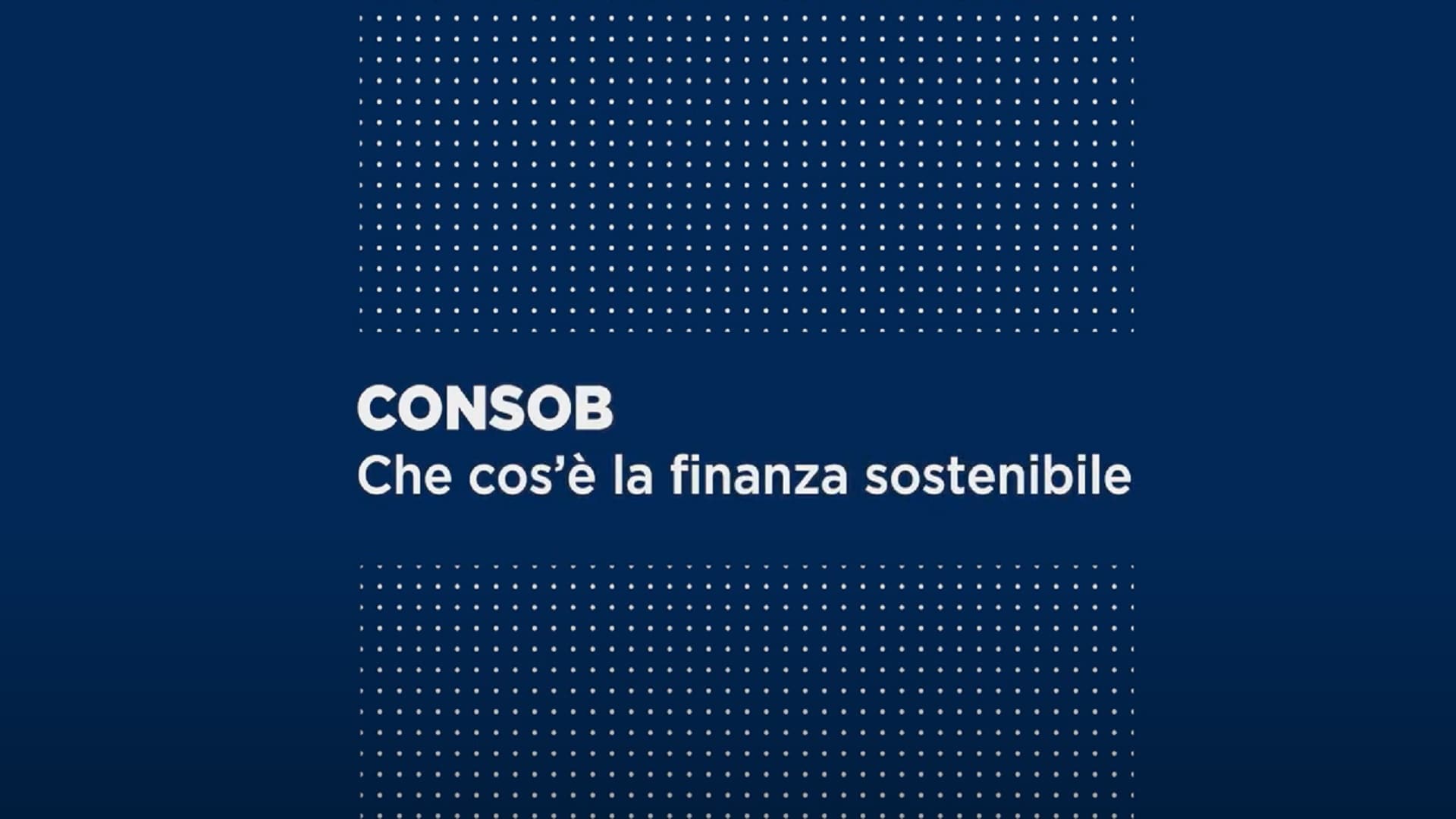 Che Cos'è La Finanza Sostenibile | Economia E Finanza | Rai Scuola