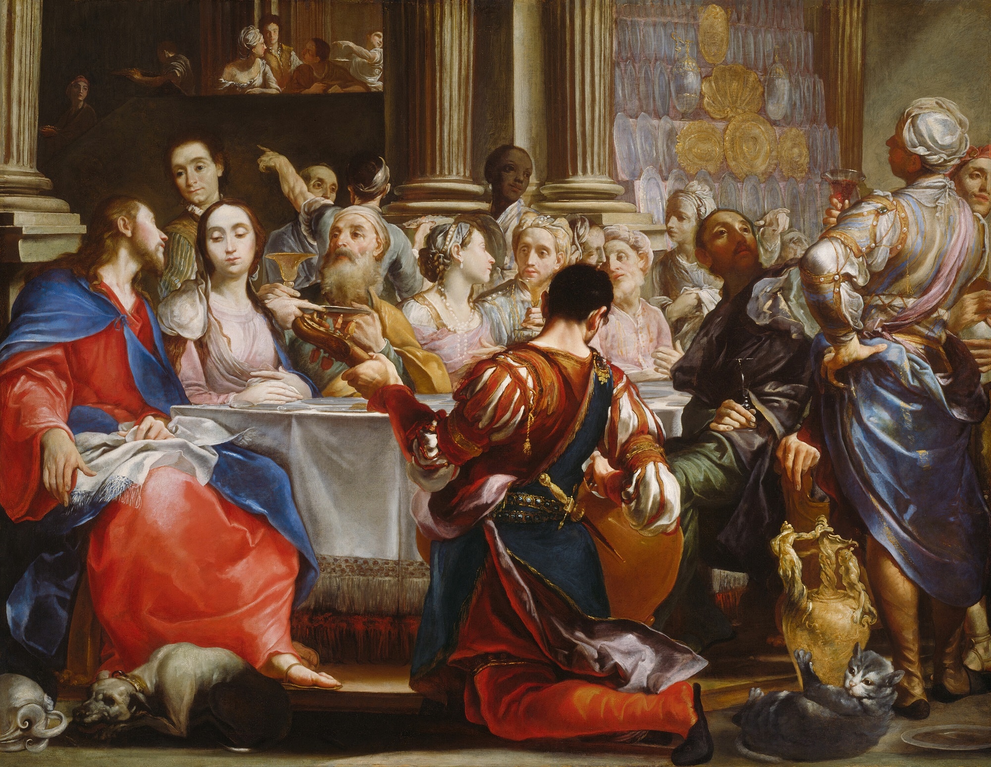 Giuseppe Maria Crespi, Le Nozze di Cana, 1691, olio su tela, 188×248,4cm., Art Institute, Chicago