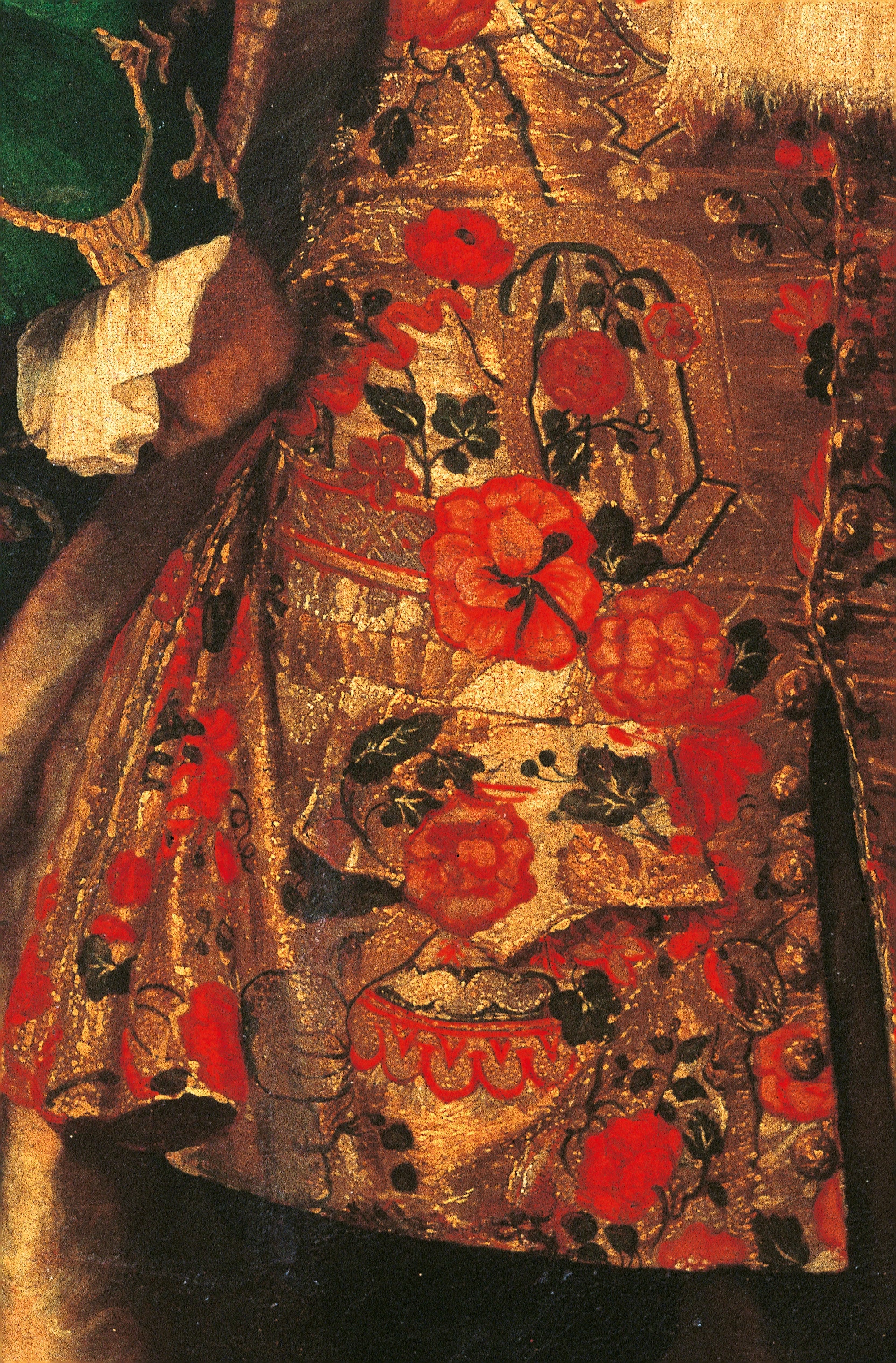 Fra' Galgario, Dettaglio abito del Ritratto del conte Giovanni Battista Vailetti, 1710-‘20, olio su tela, 230x137cm., Gallerie dell’Academia, Venezia