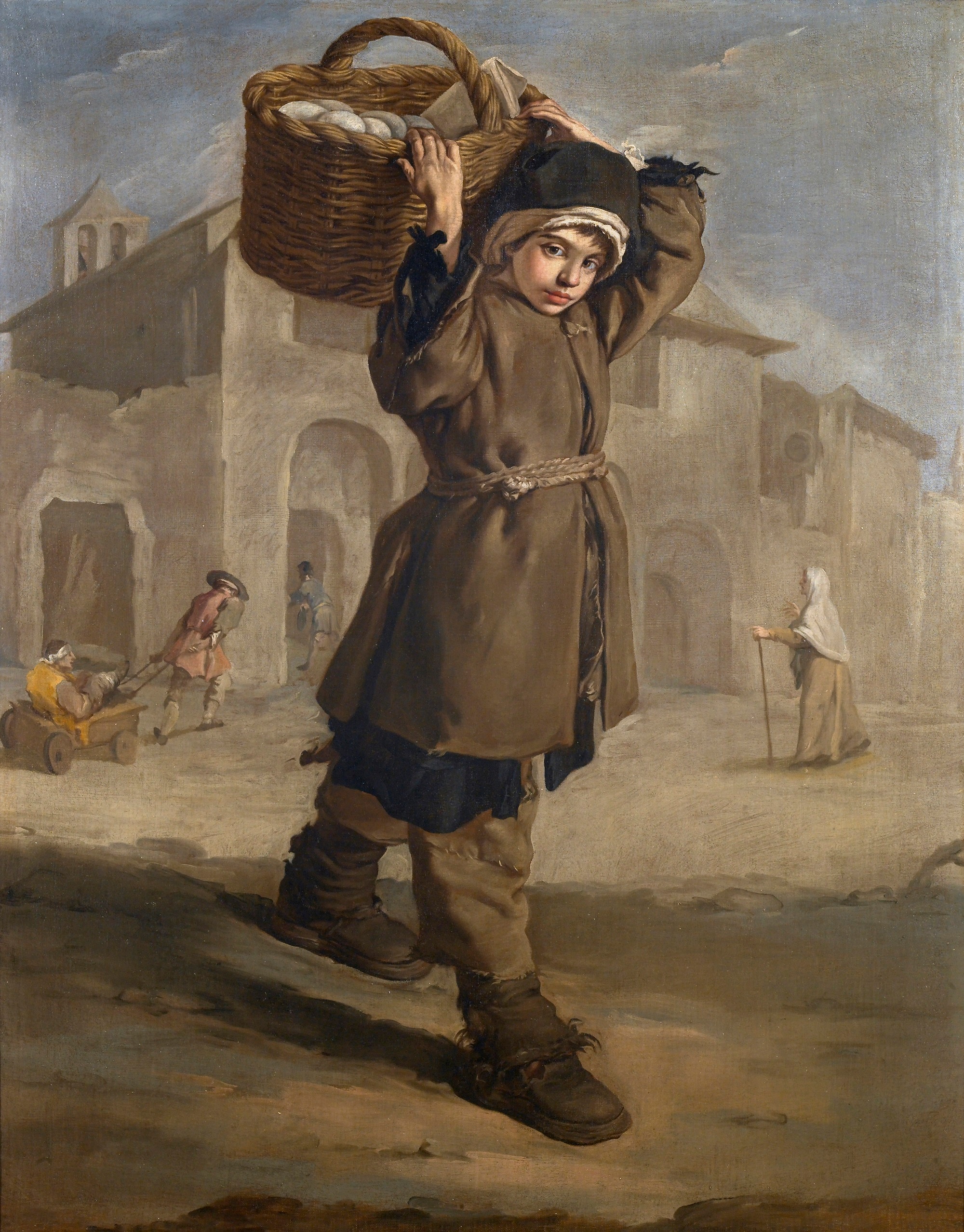 Giacomo Ceruti, Il Portalolo, 1730-‘34 ca., olio su tela, 117×92cm., Collezione privata