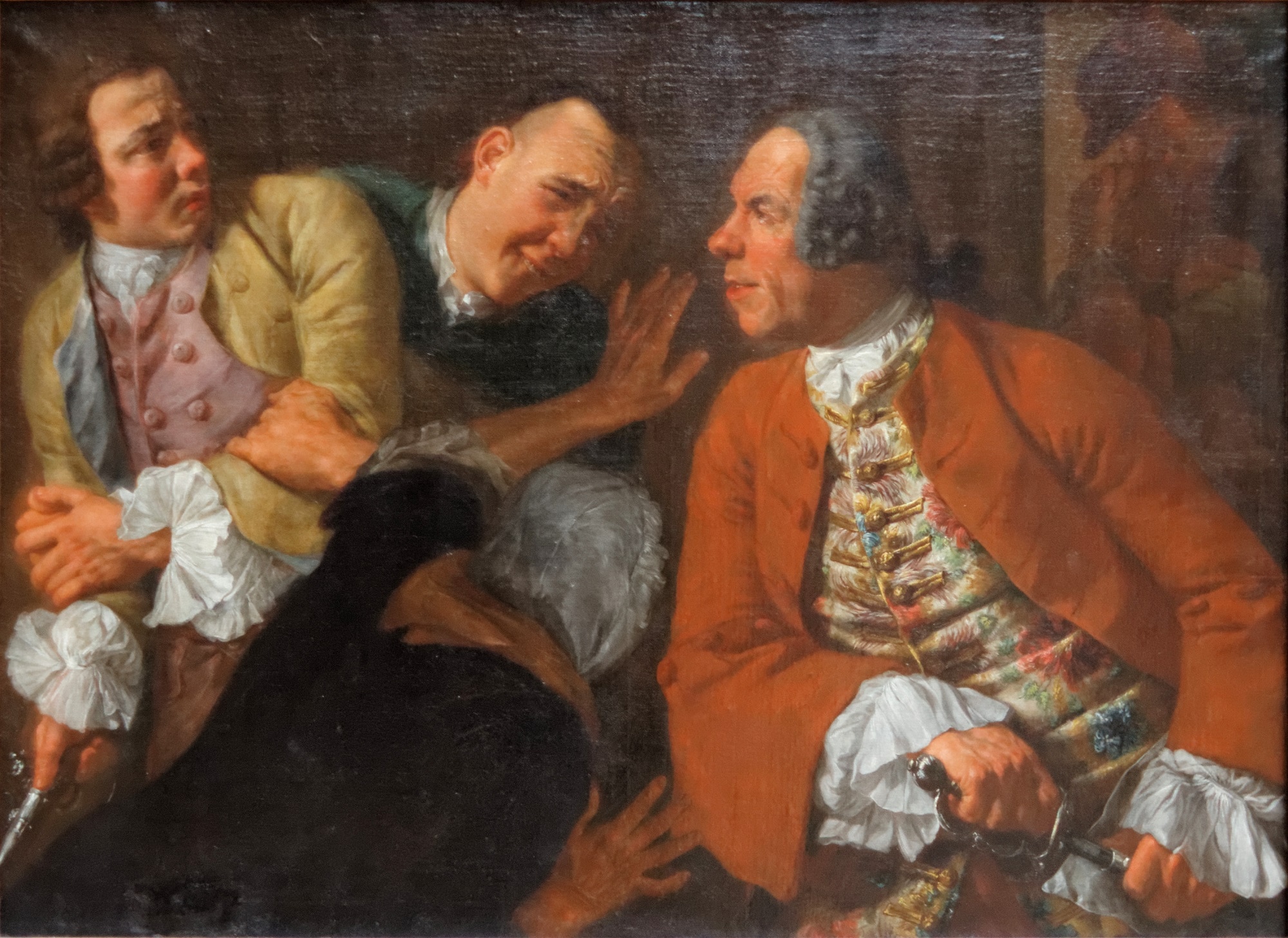 Gaspare Traversi, La rissa, 1754, olio su tela, 99x130cm., Musée du Louvre, Parigi