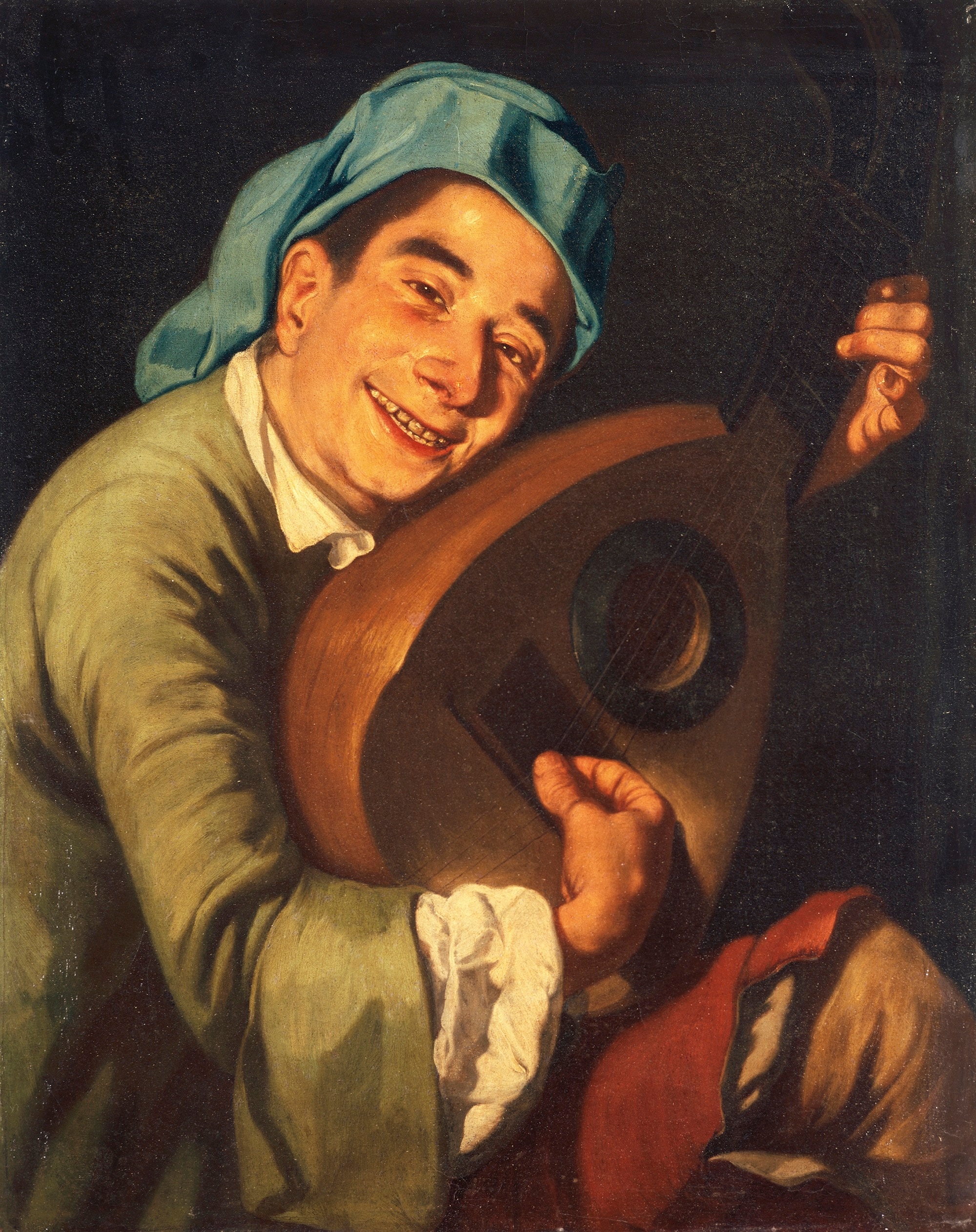 Gaspare Traversi, Suonatore di mandola, 1749–‘50, olio su tela, 65×52cm., Palazzo Lanfranchi, Museo Nazionale di Matera, Matera 