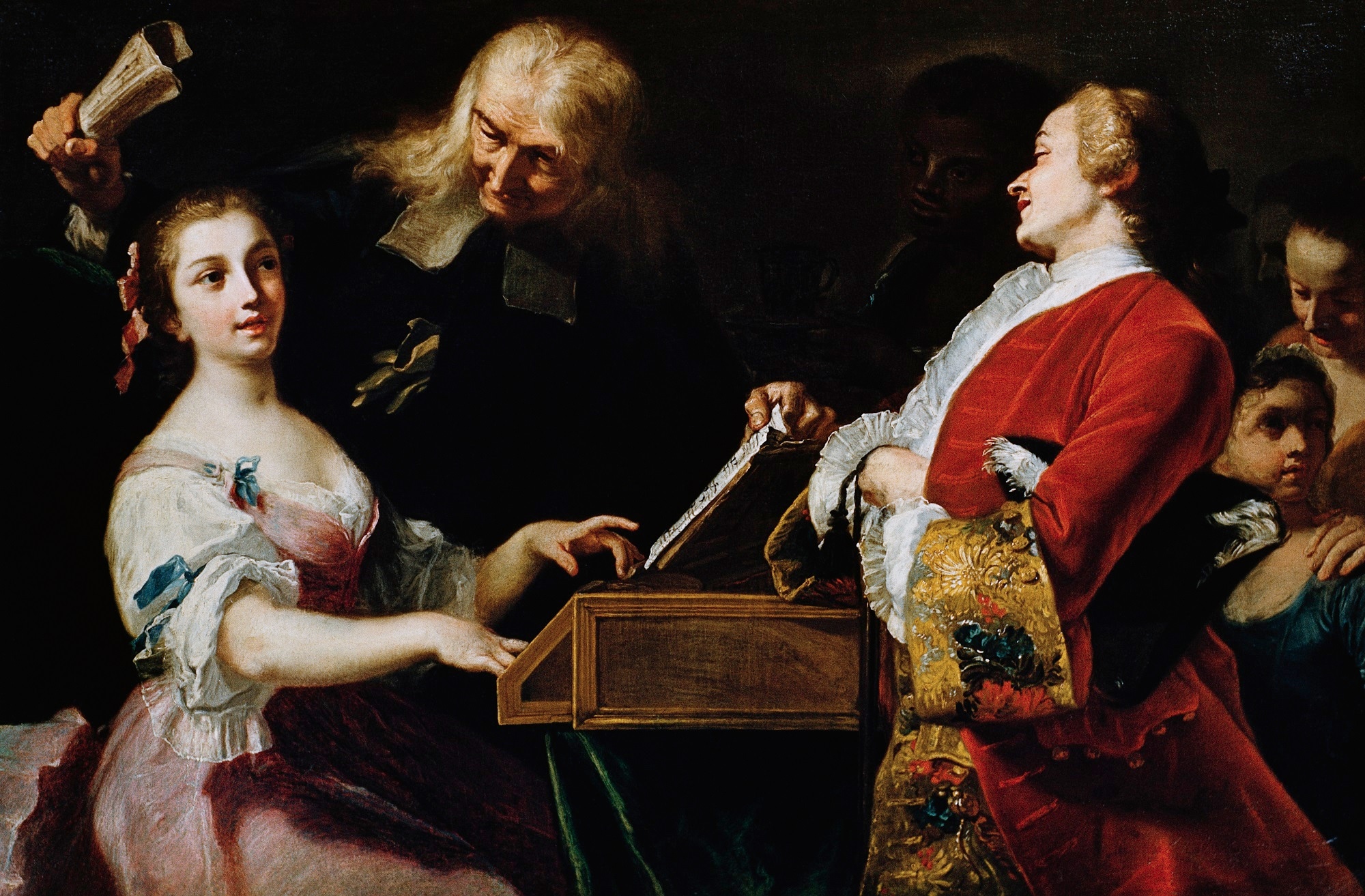 Gaspare Traversi, Festa musicale, 1755-’58, olio su tela, Museo e Real Bosco di Capodimonte, Napoli