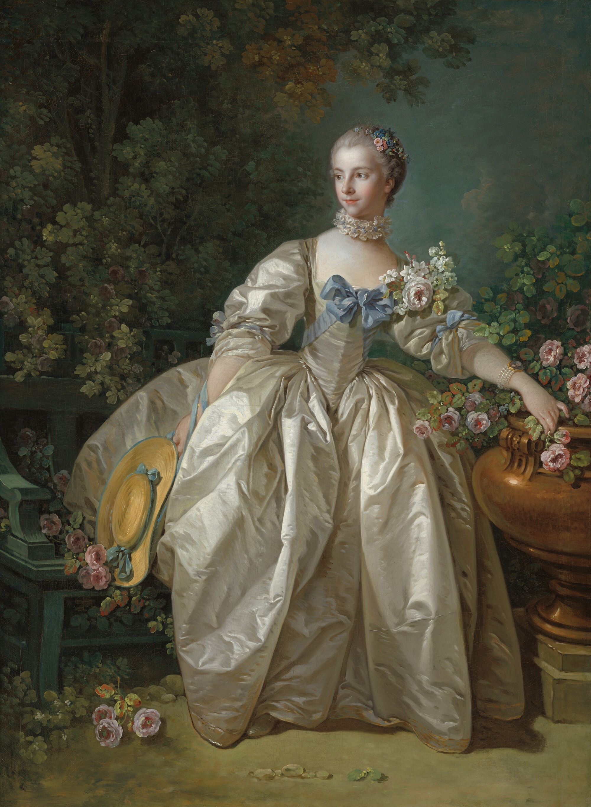 François Boucher, Madame Bergeret, 1766 ca., 143,5x105,4cm., National Gallery of Art, Washington