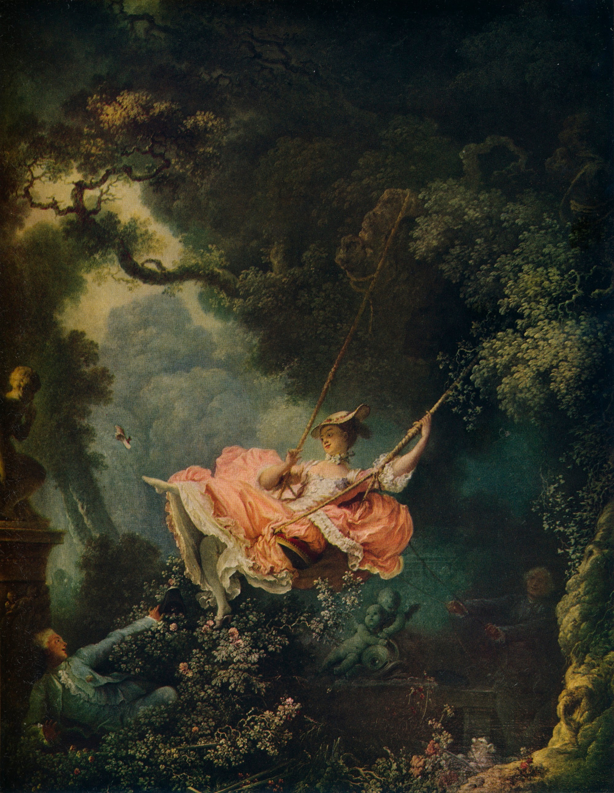 Jean-Honoré Fragonard, L'altalena, o I fortunati casi dell'altalena, 1767, olio su tela, 81x64,2., cm Wallace Collection. Londra