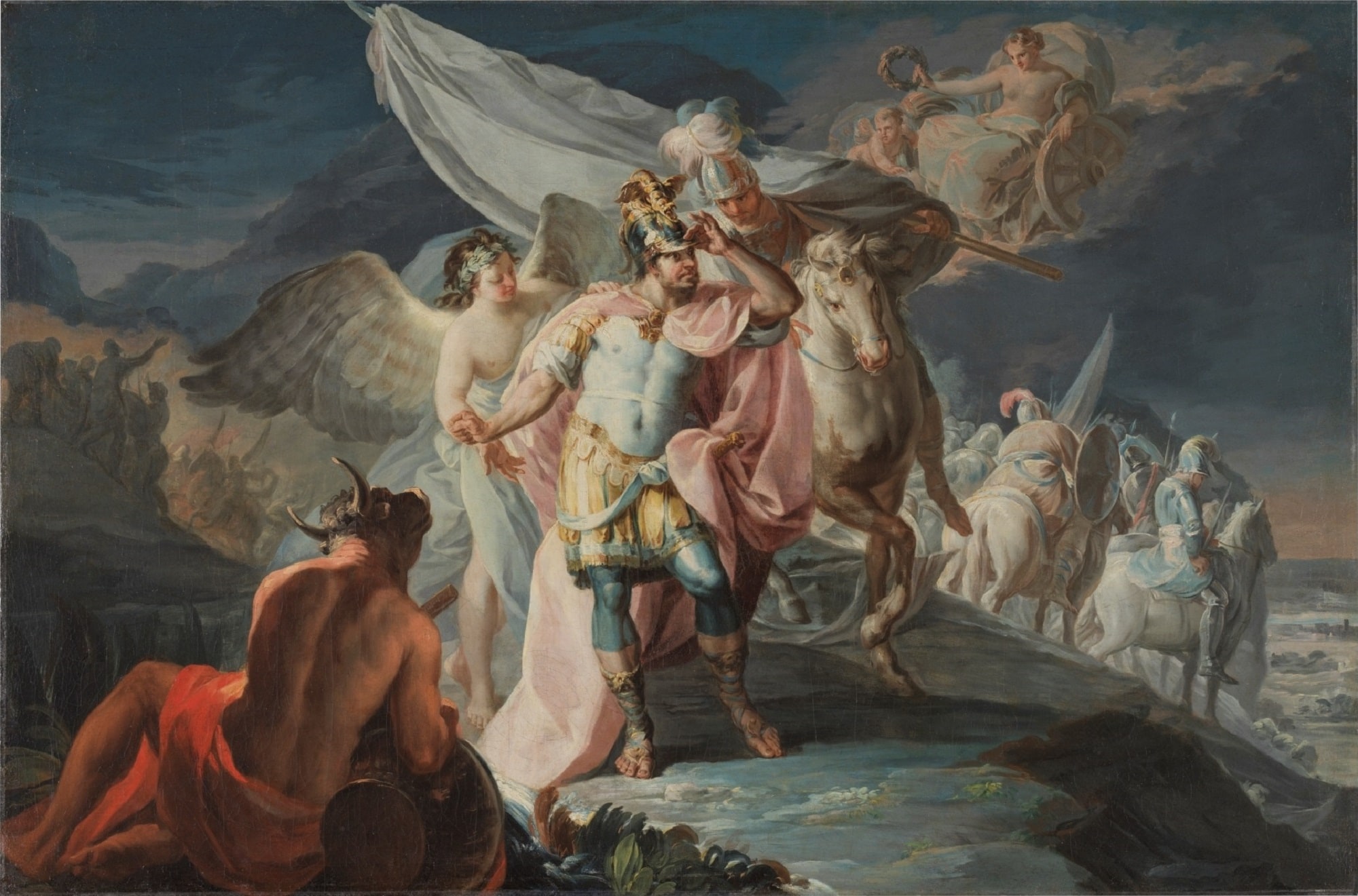 Francisco Goya, Annibale vincitore che rimira l'Italia dalle Alpi, 1771, olio su tela, 88,3x133cm., Museo del Prado, Madrid