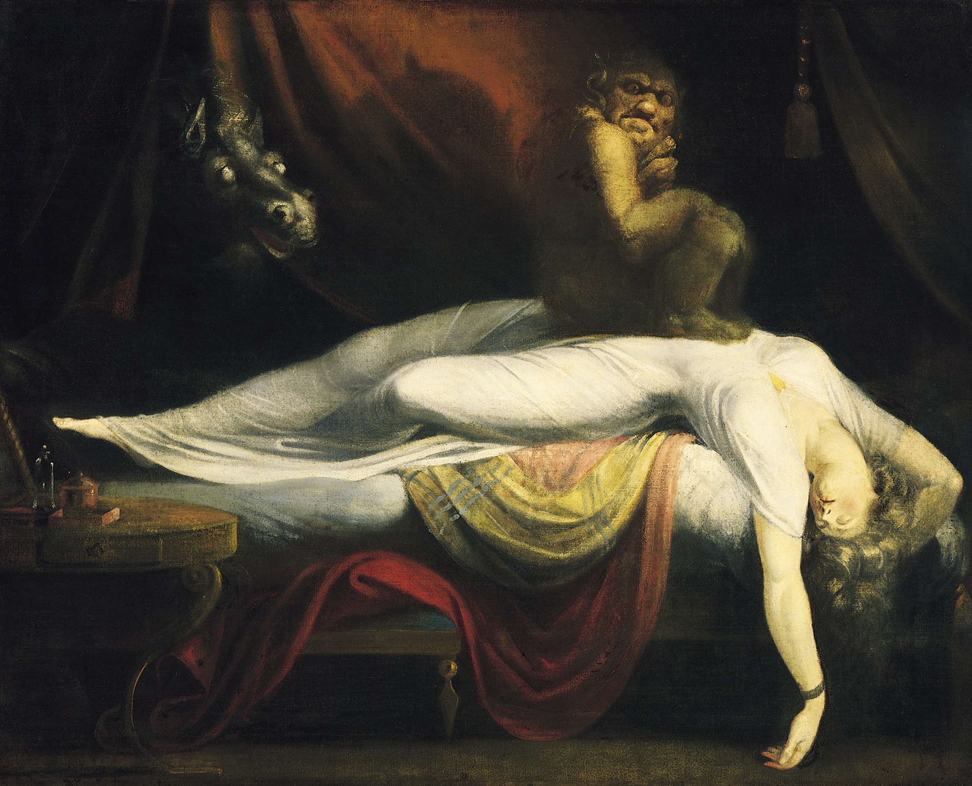 Johann Heinrich Füssli, L’incubo, 1781, olio su tela, 102x127cm., Detroit Institute of Arts, Detroit