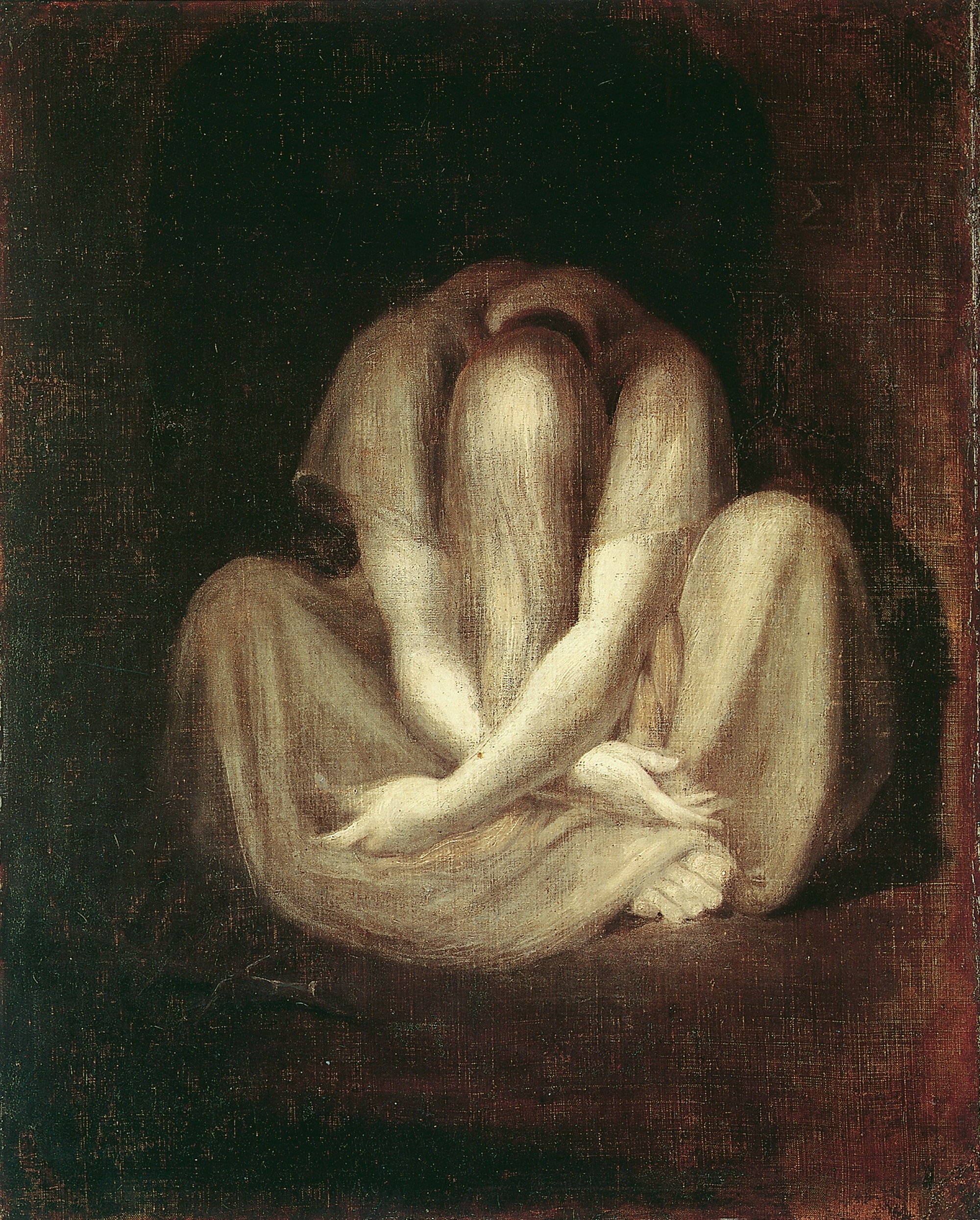 Johann Heinrich Füssli, Il silenzio, 1799-1800, olio su tela, 63,5x51,5cm., Tate Britain, Londra